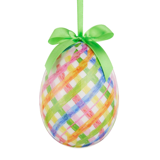 6 Sweet Weave Egg Ornament
