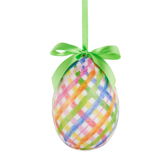 4.5 Sweet Weave Egg Ornament