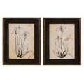 Floral Line Art Framed Print