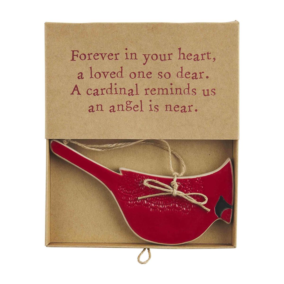 red cardinal ornament
