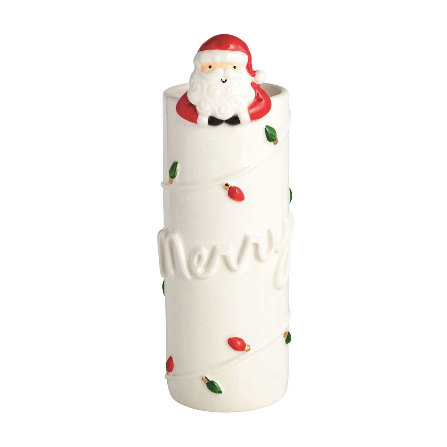 hanging santa bud vase