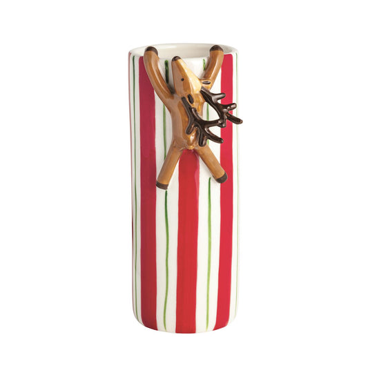 reindeer bud vase