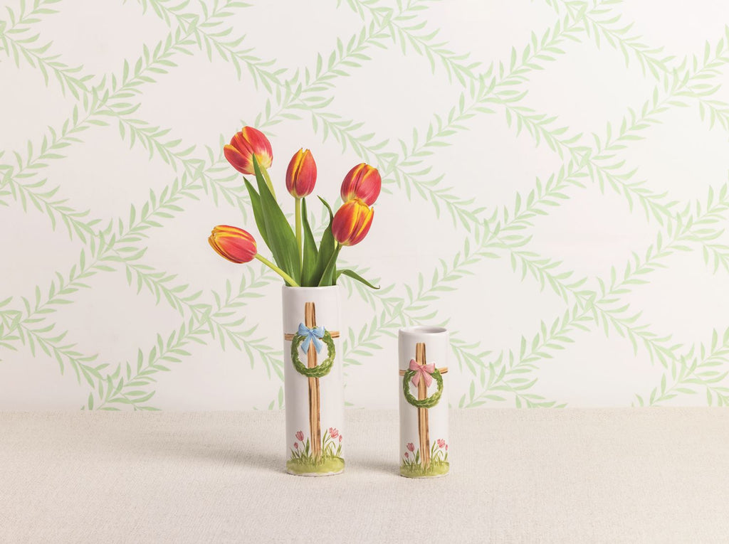 Cross Bud Vase