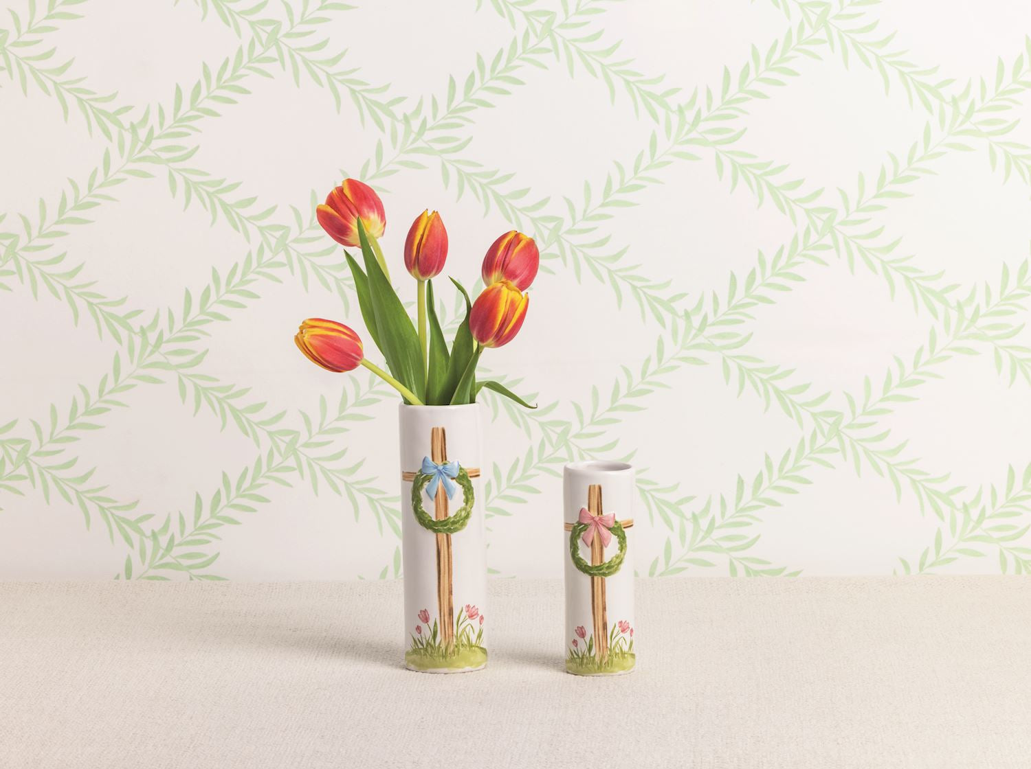 Cross Bud Vase