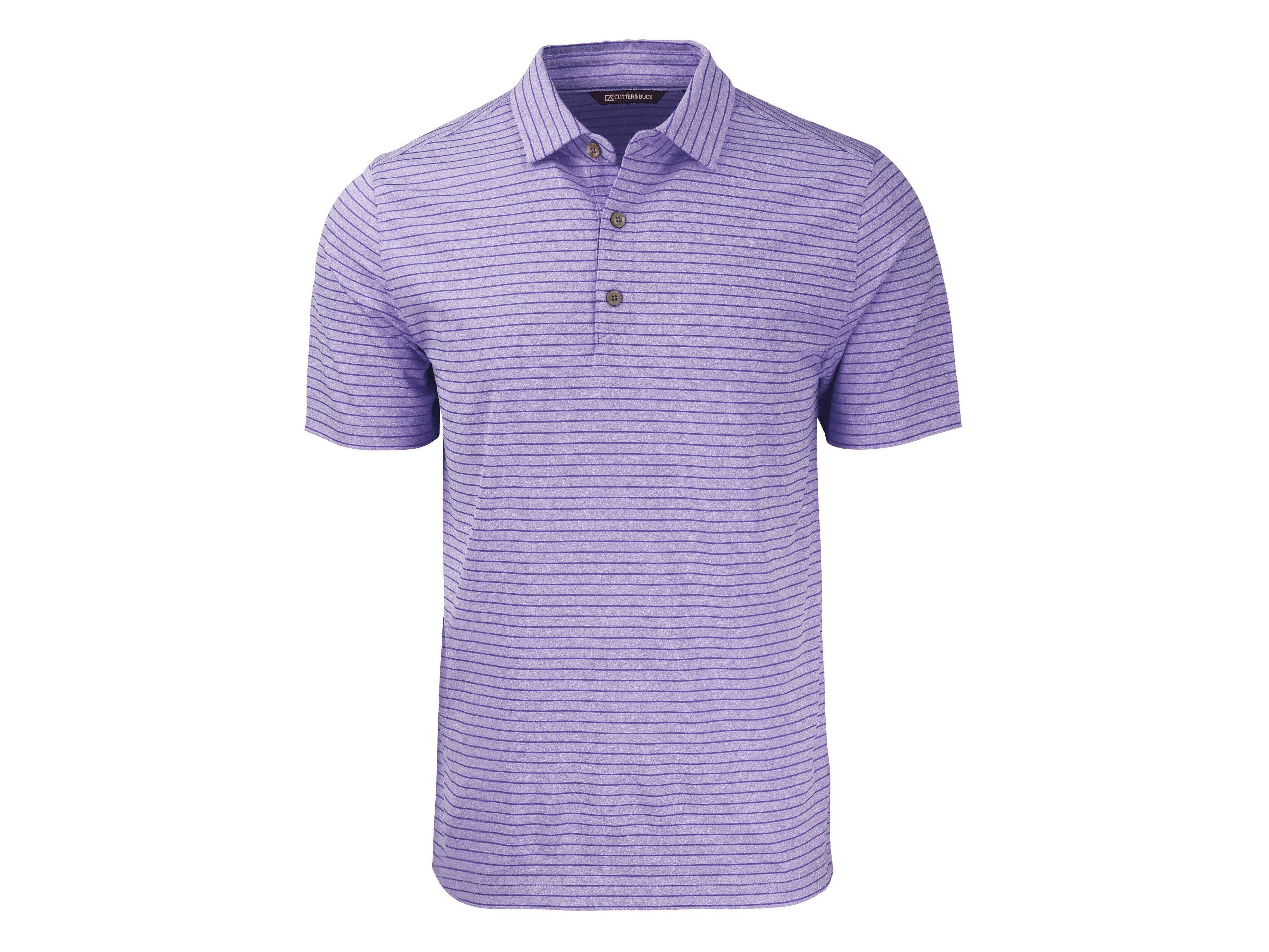 Heather Stripe Polo