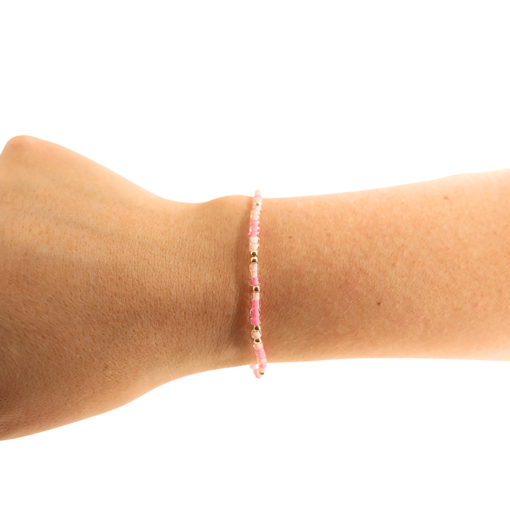 Rosey Pink Sprinkle Bracelet