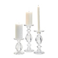 glass candleholder
