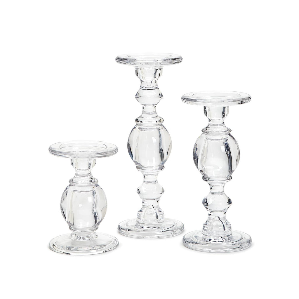 glass candleholder