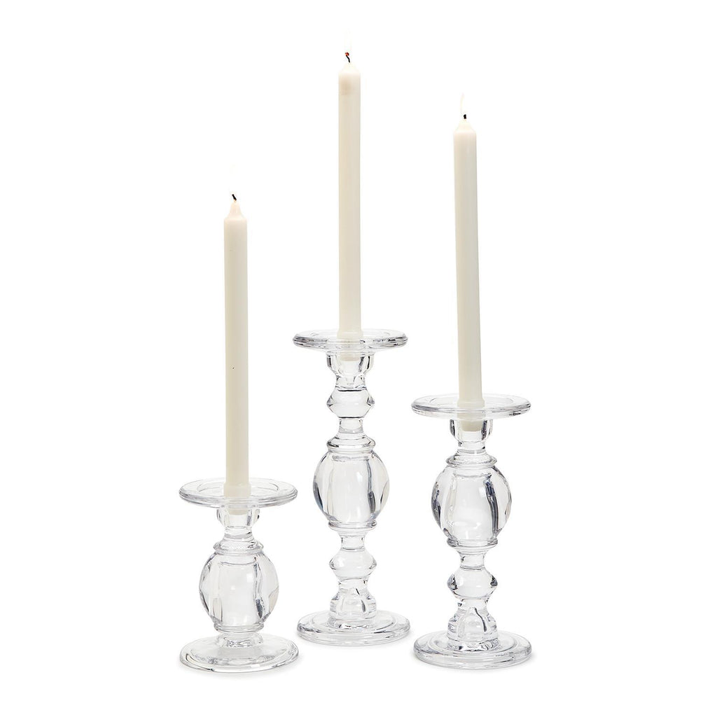 glass candleholder