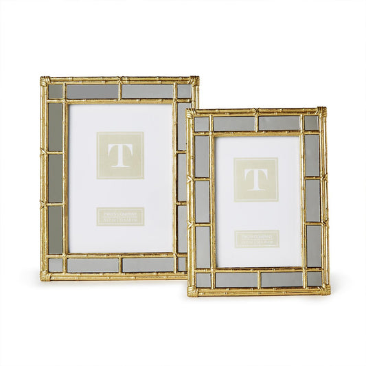 Bamboo Mirror Edge Frame