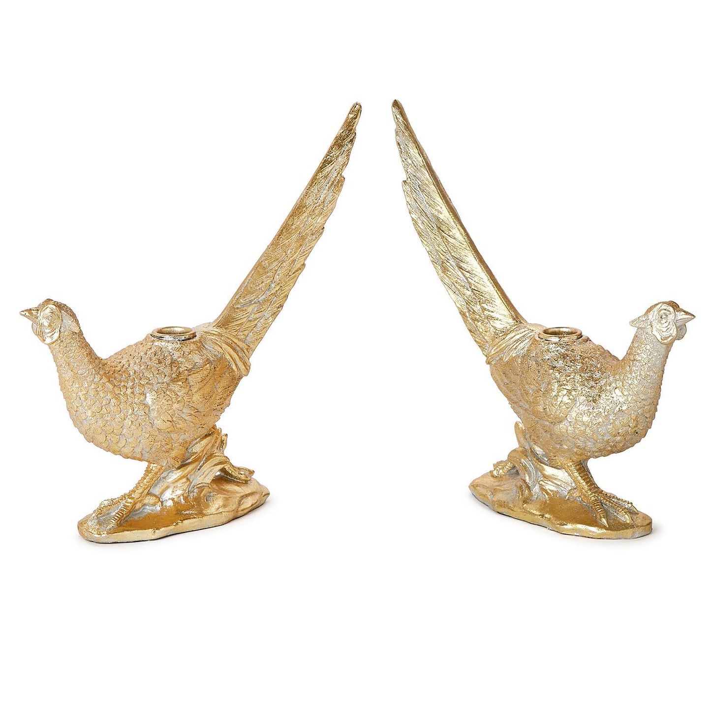 golden pheasant taper holders