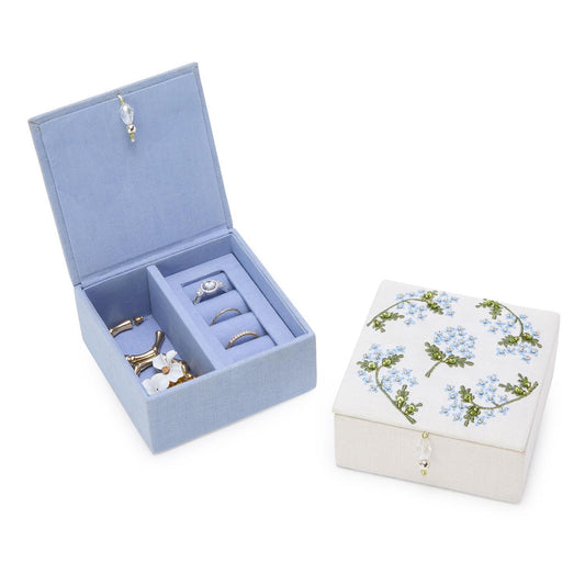 small hydrangea jewelry box