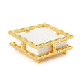 gold napkin holder