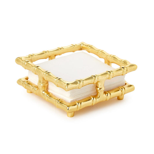 gold napkin holder