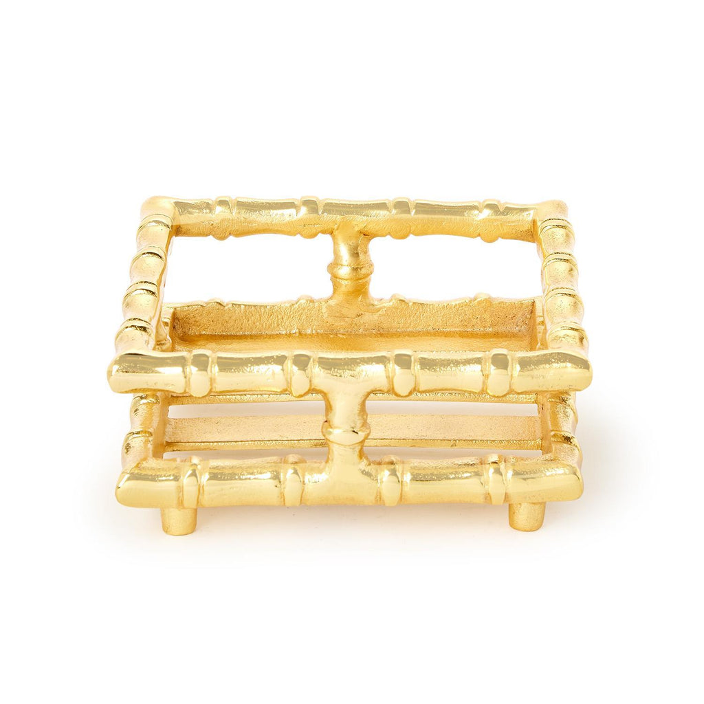 gold napkin holder