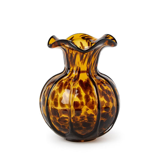 tortoise ruffle vase