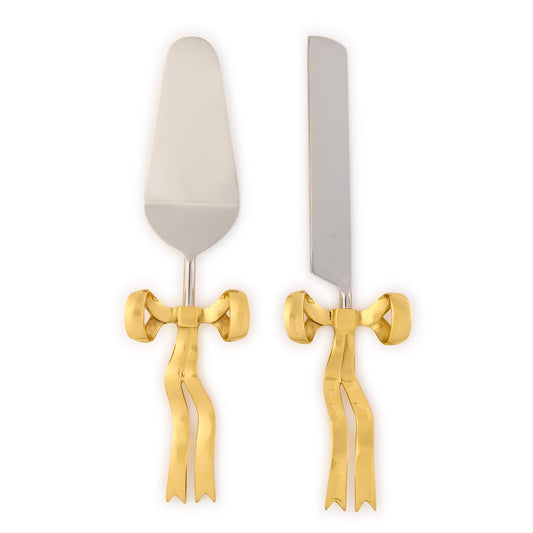 Bow Appetit 2 Pc Cake Server Set in GB