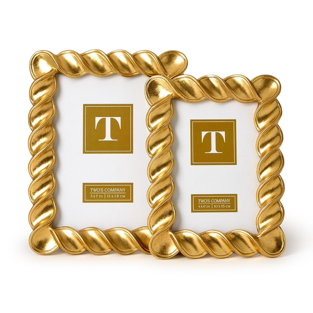Twist Gold Leaf Frame