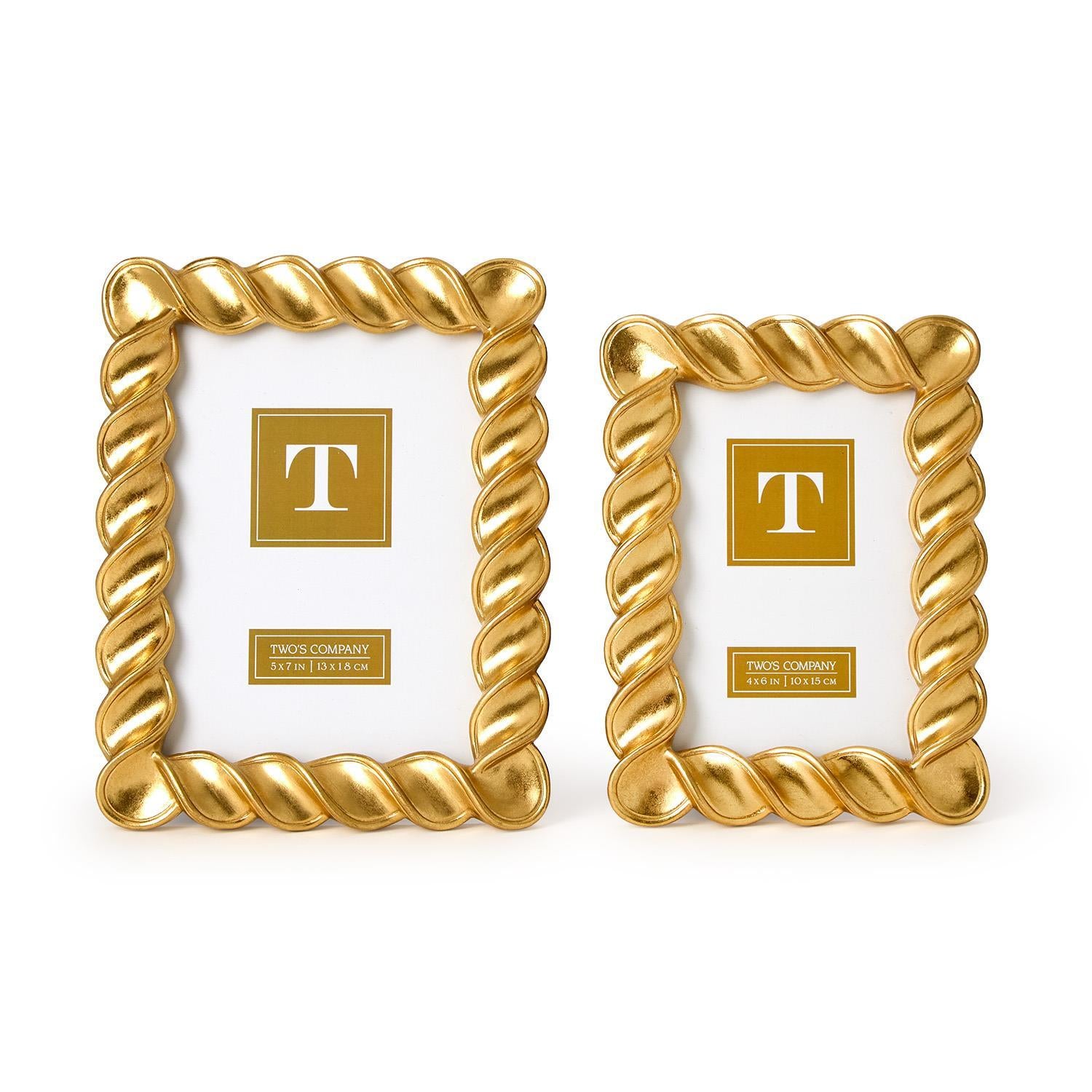 Twist Gold Leaf Frame