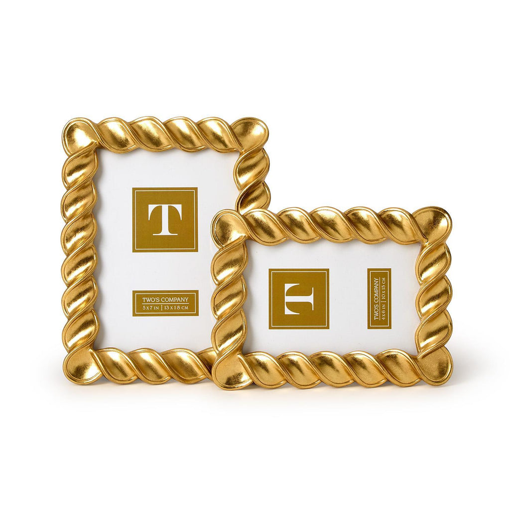 Twist Gold Leaf Frame