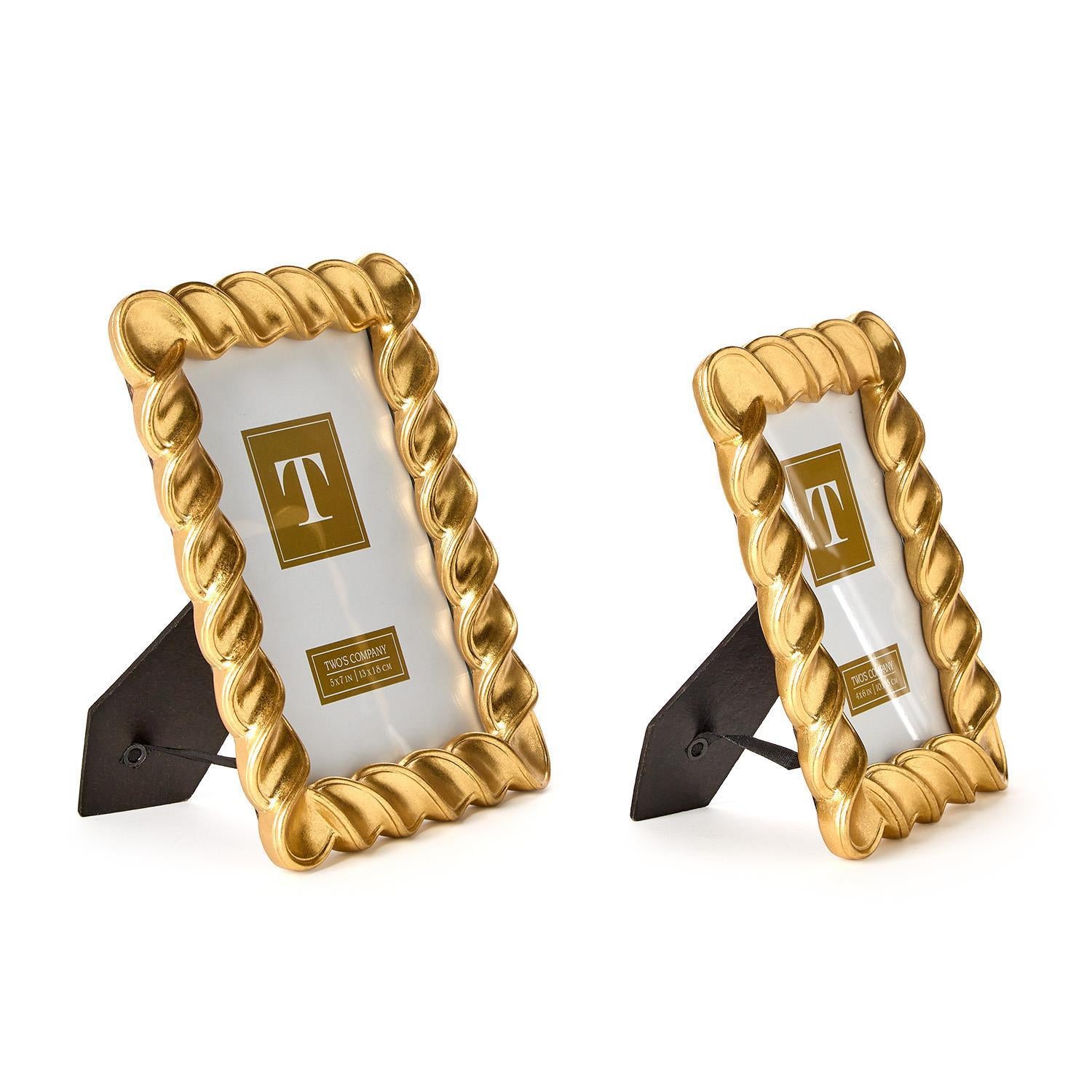 Twist Gold Leaf Frame