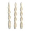 Set of 3 Ivory Tapers