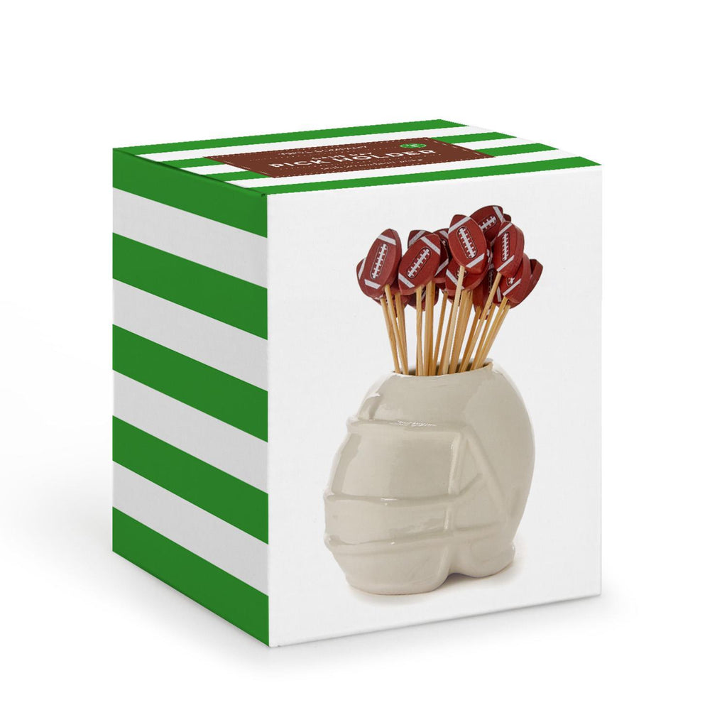 Helmet Holder with Football Picks