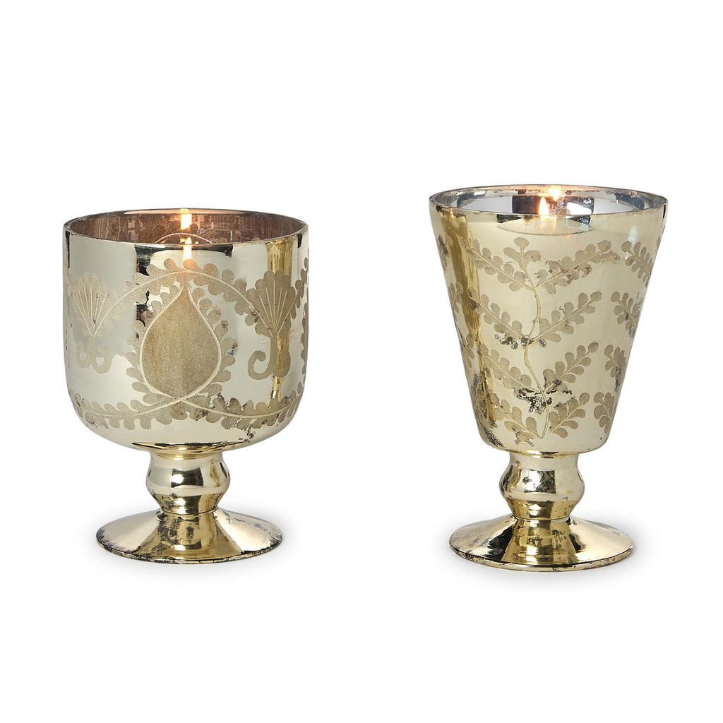 Mercury Glass Candleholder
