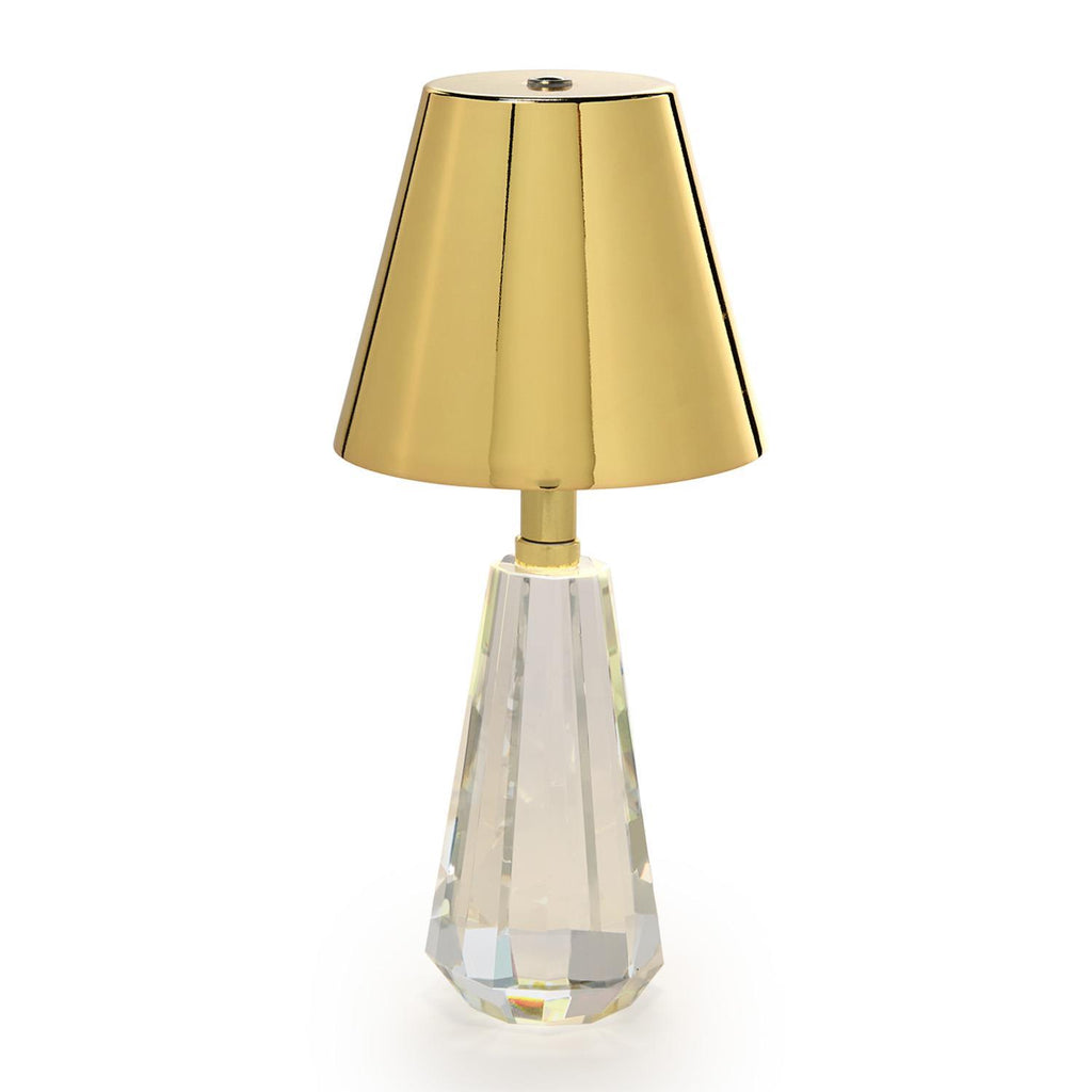 Crystal Glass Gold Lamp