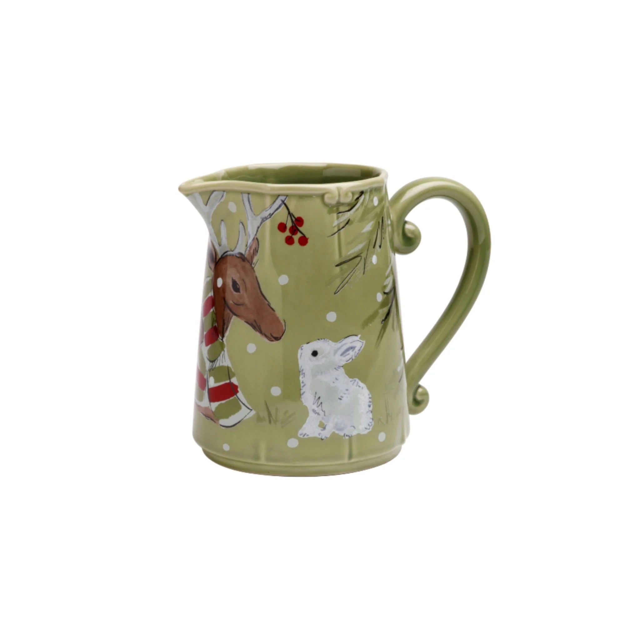 Pitcher - Green Deer Friends by CasaFina