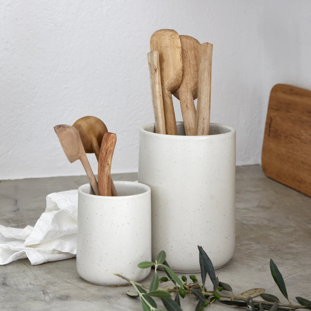 Utensil Holder 8" Pacifica Vanilla by CasaFina