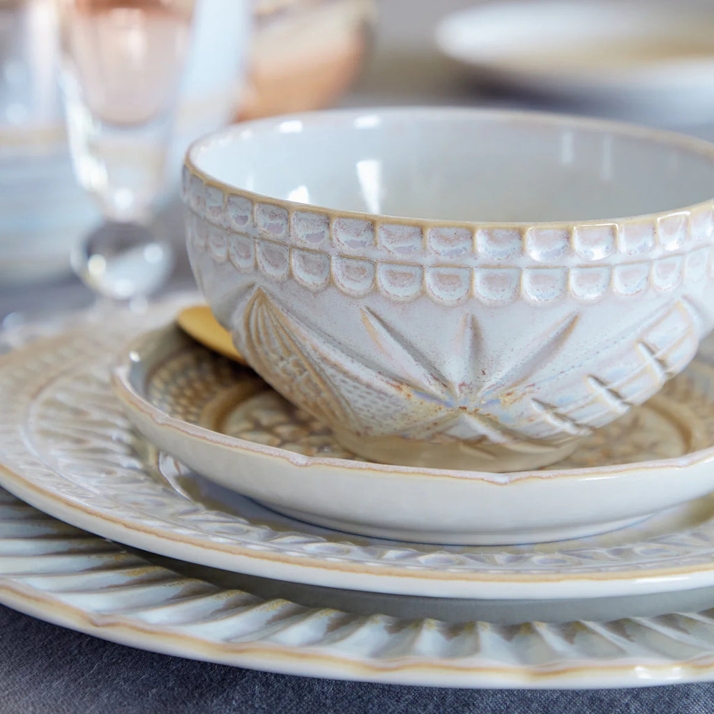 Cristal Nacar Cereal Bowl