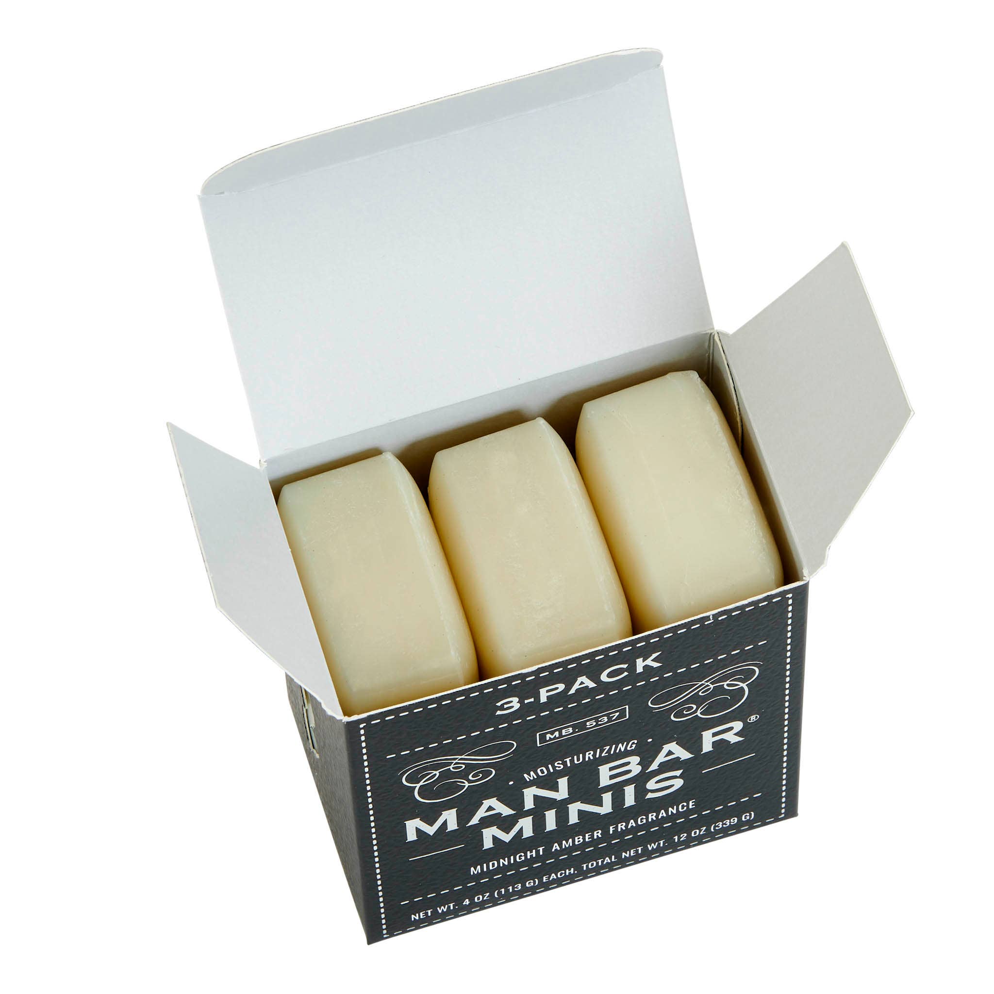 Man Bar Miniature Midnight Amber 3pc Gift Set