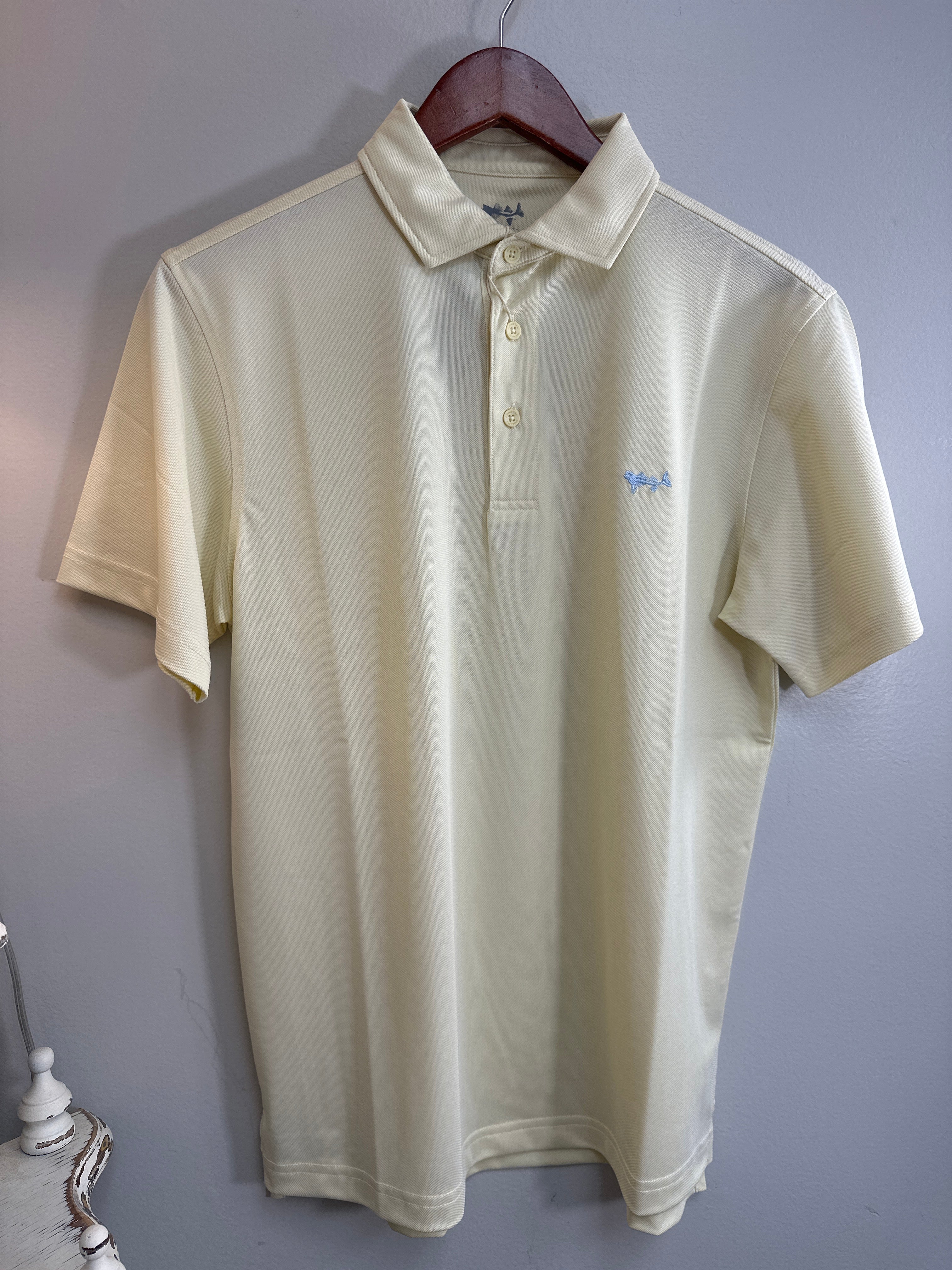 Yellow Pique Polo