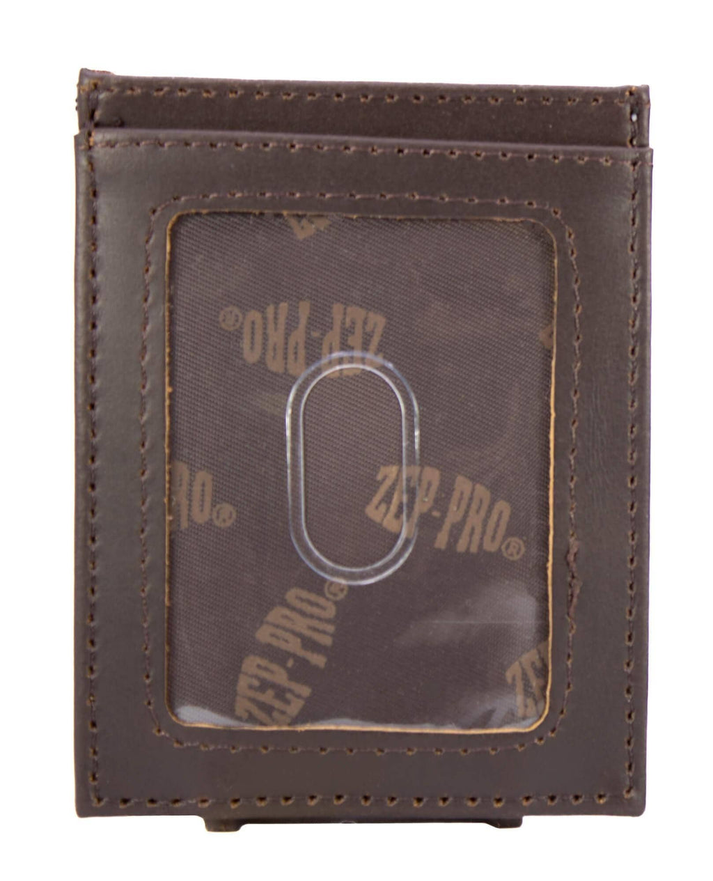 MSU Bulldogs Men's Magnetic Front Pocket Old School Camo Leather Wallet.