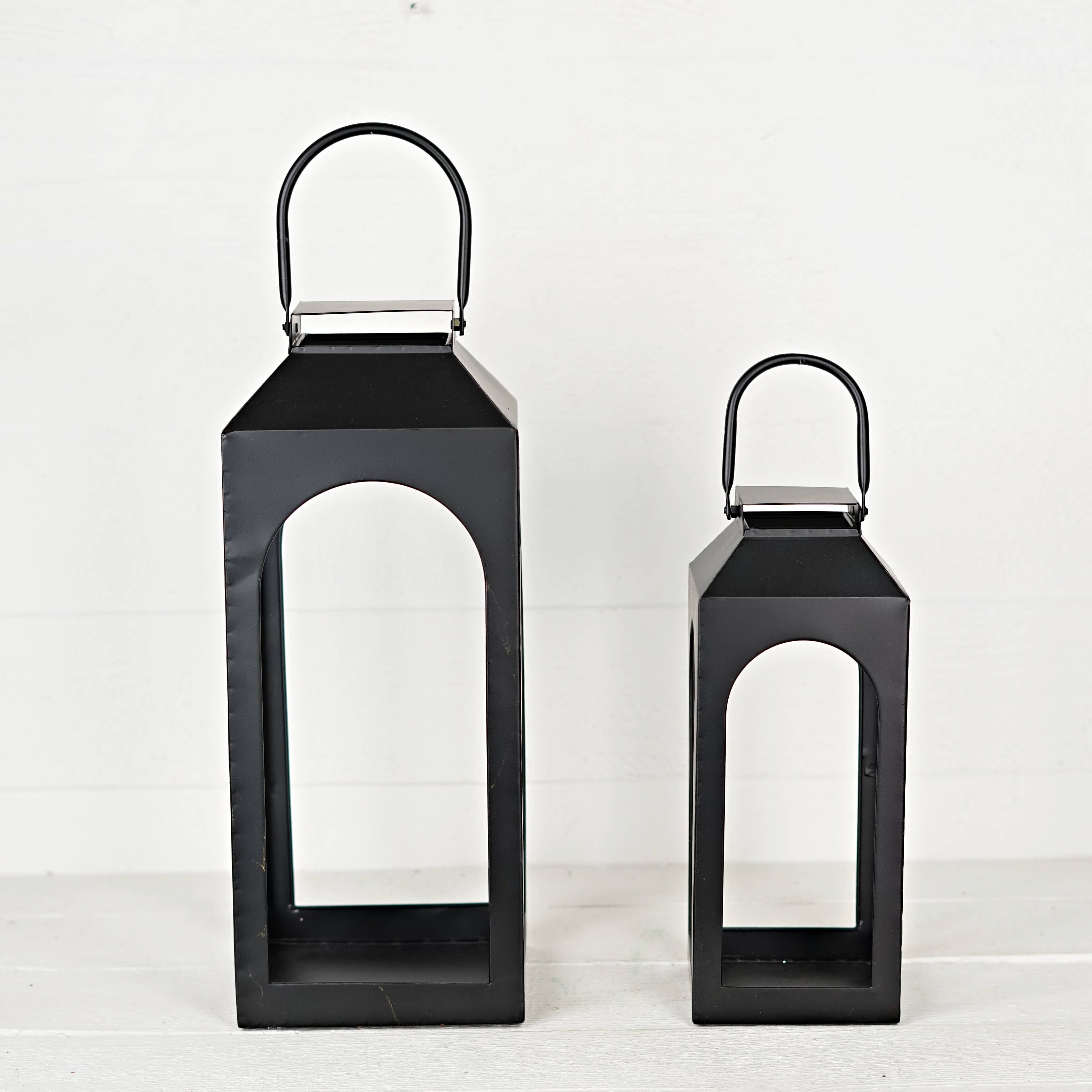 Black Metal Chic Lantern