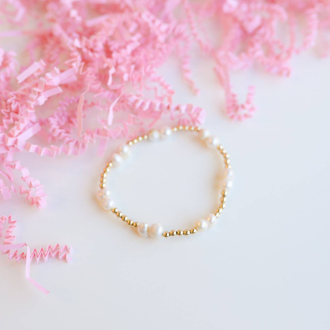 Coastal Pearl Bracelet in Gold