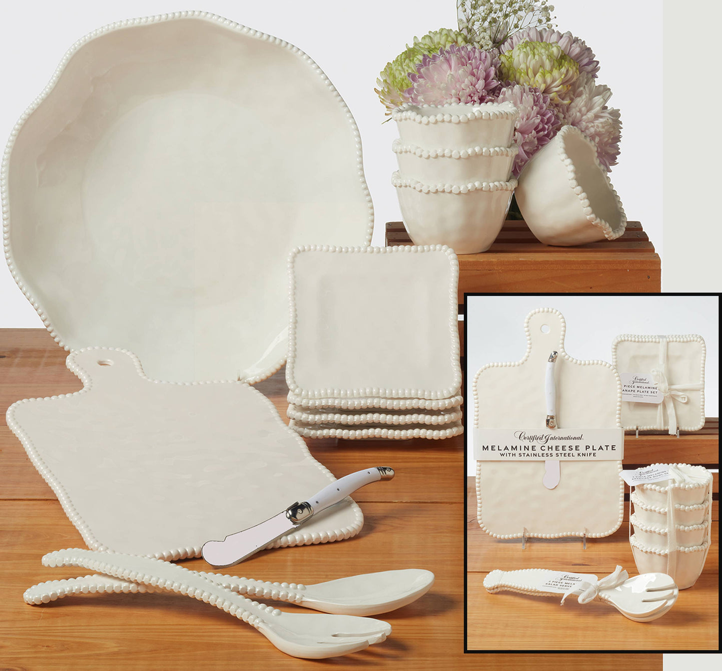 2pcs Salad Server Set - Melamine