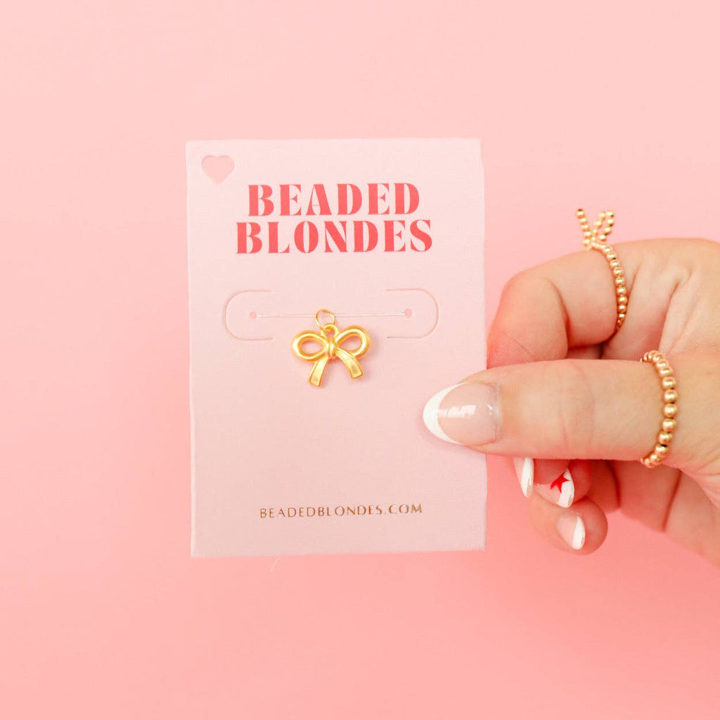 Bow Gold Charm Bracelet