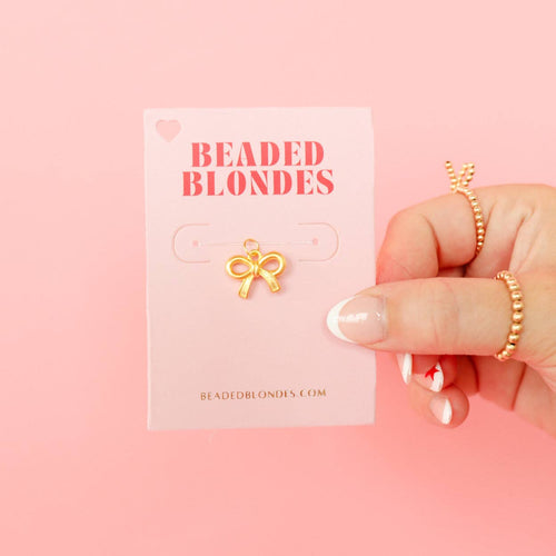 Bow Gold Charm Bracelet