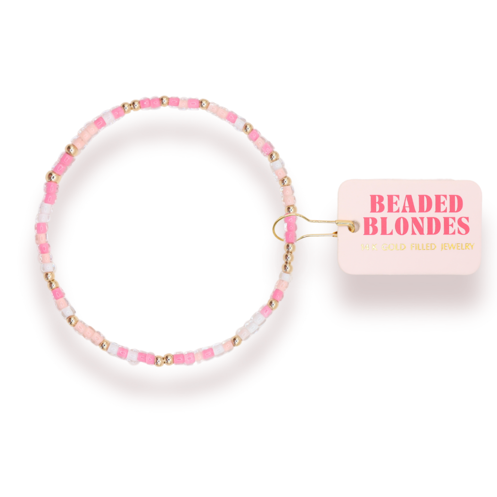 Rosey Pink Sprinkle Bracelet