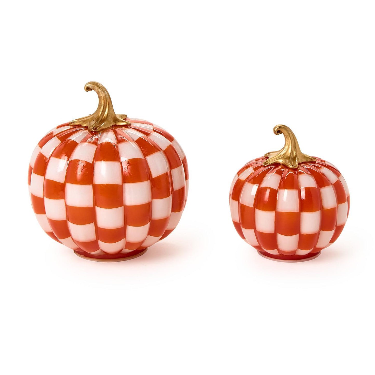 checkered pumpkins