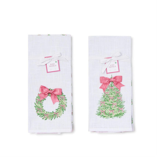 bowtiful dish towel set