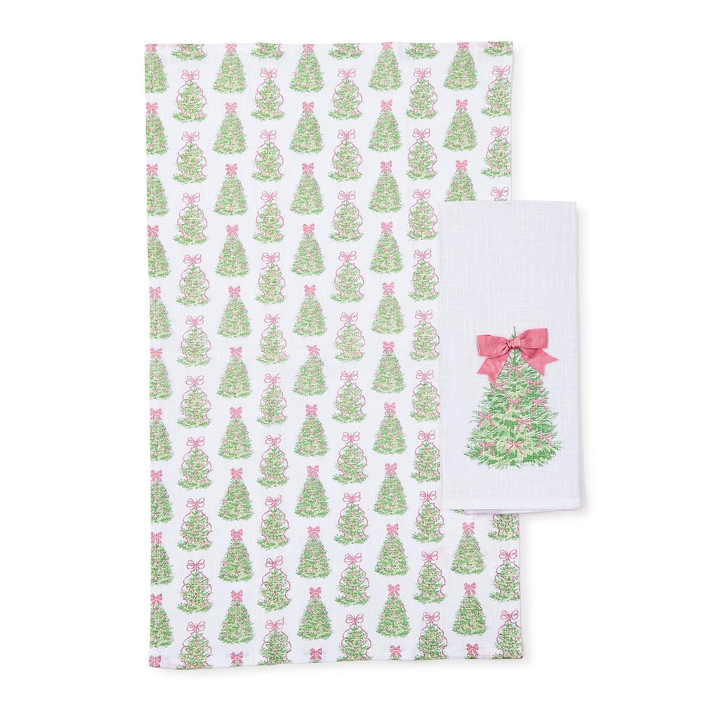 bowtiful dish towel set