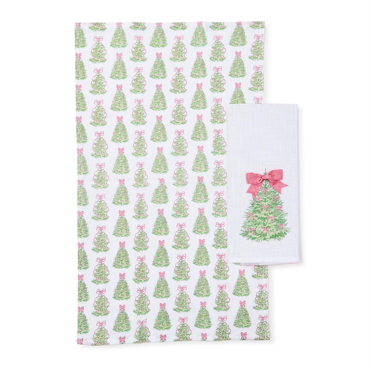 bowtiful dish towel set