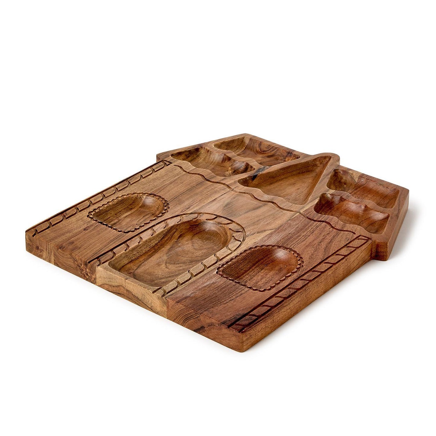 gingerbread house serve board