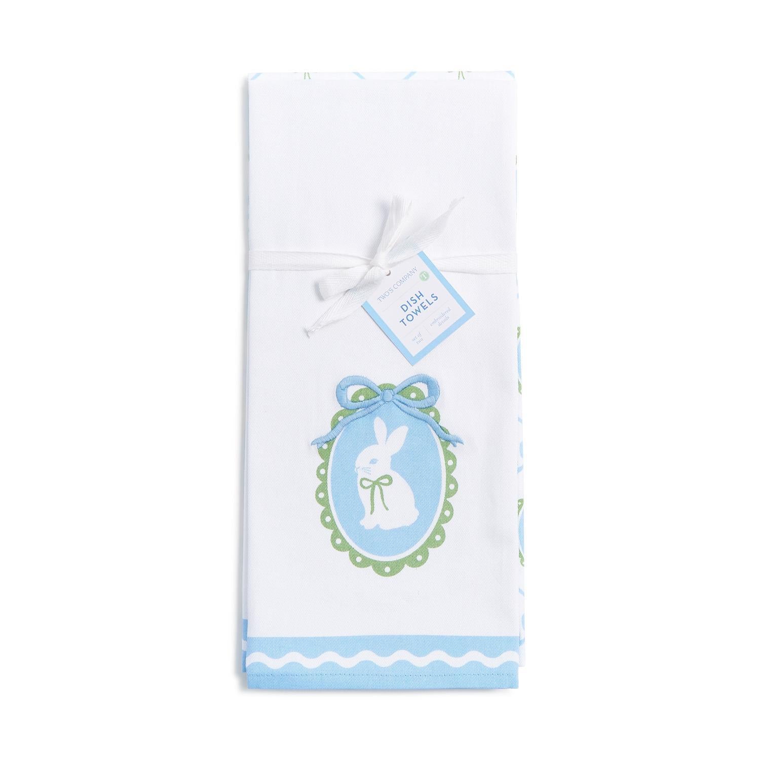 Bunnies and Bows Tea Towel Set