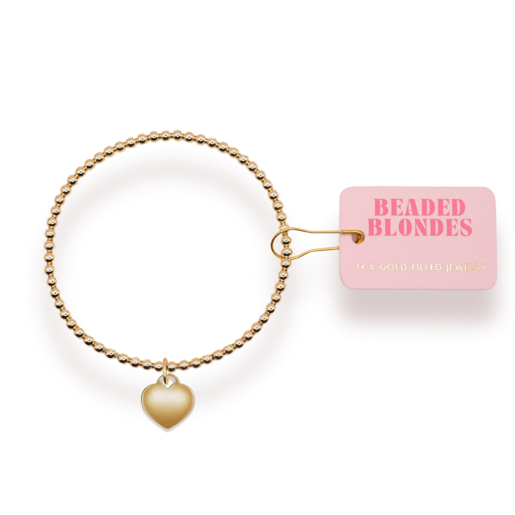 Heart Locket Charm Bracelet
