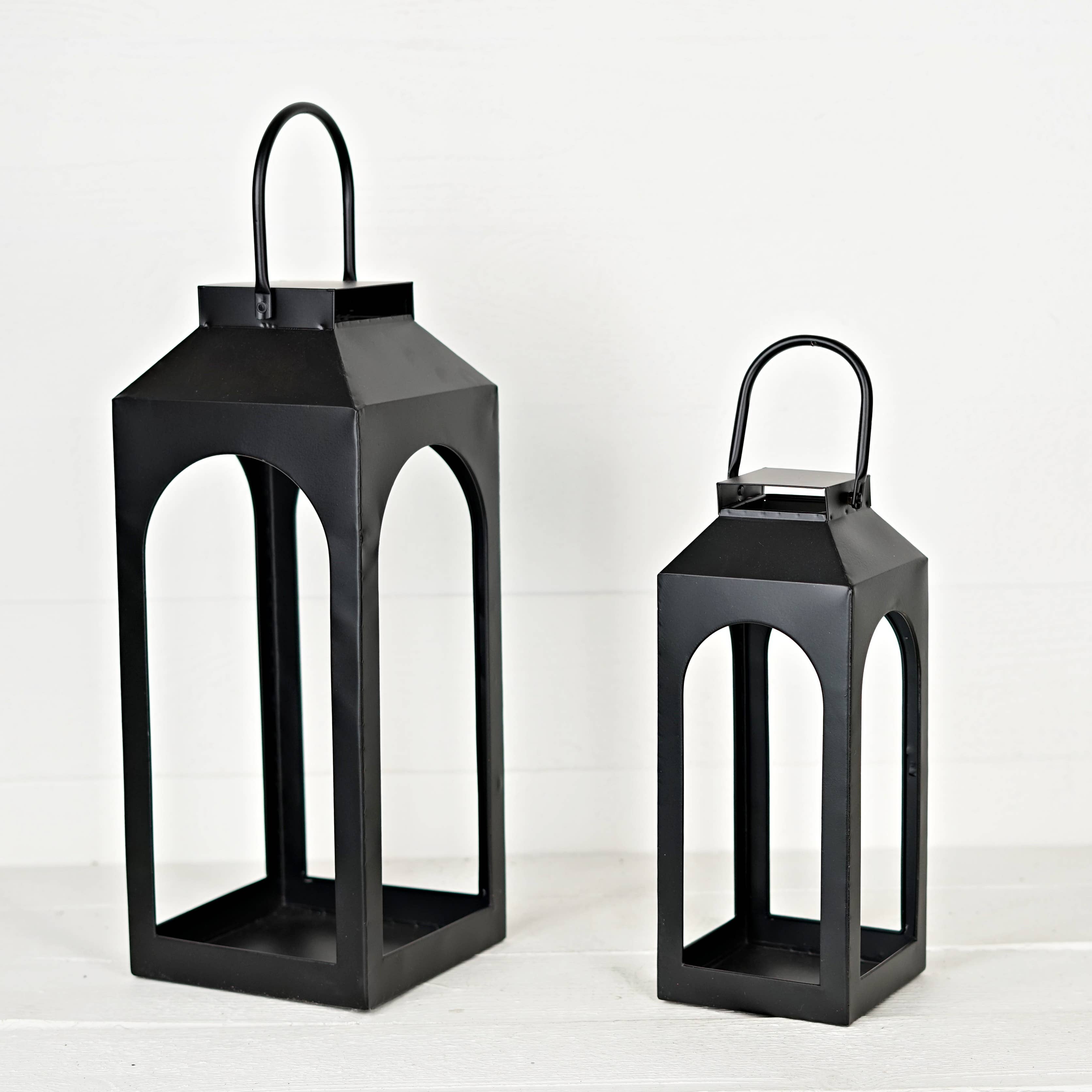 Black Metal Chic Lantern