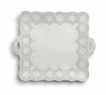 Merletto Antique Square Platter with Handles